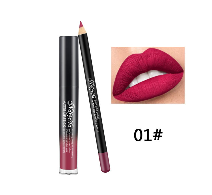 NAGETA Waterproof & Moisturizing Liquid Lipstick Set