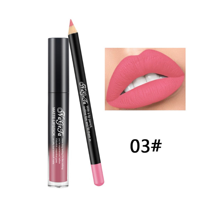 NAGETA Waterproof & Moisturizing Liquid Lipstick Set