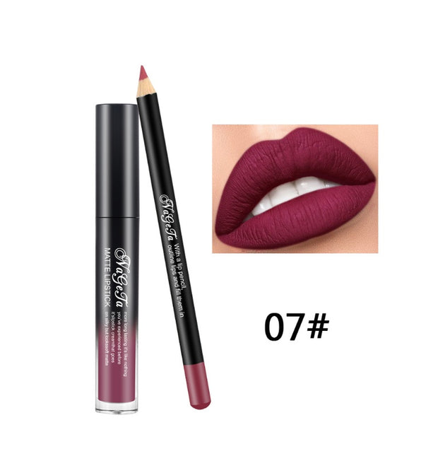 NAGETA Waterproof & Moisturizing Liquid Lipstick Set