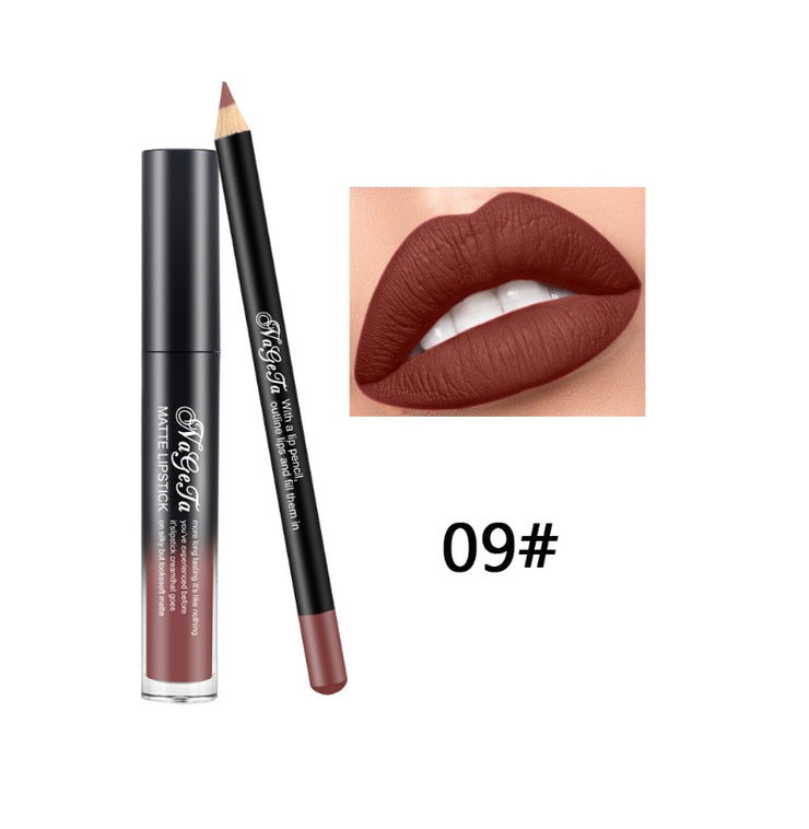 NAGETA Waterproof & Moisturizing Liquid Lipstick Set