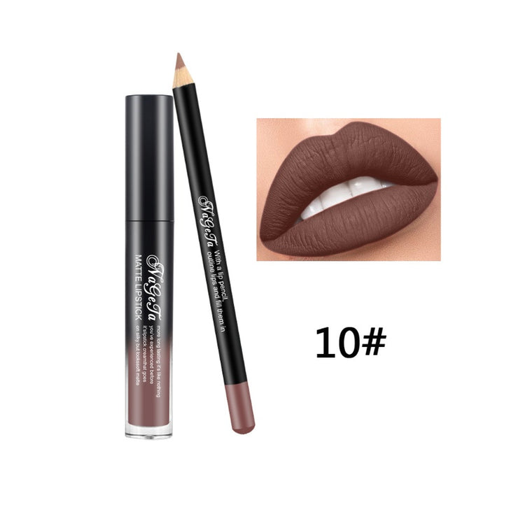 NAGETA Waterproof & Moisturizing Liquid Lipstick Set