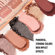 12 Color Eyeshadow Palette Matte & Metallic Shades