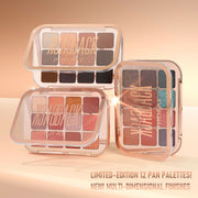 12 Color Eyeshadow Palette Matte & Metallic Shades