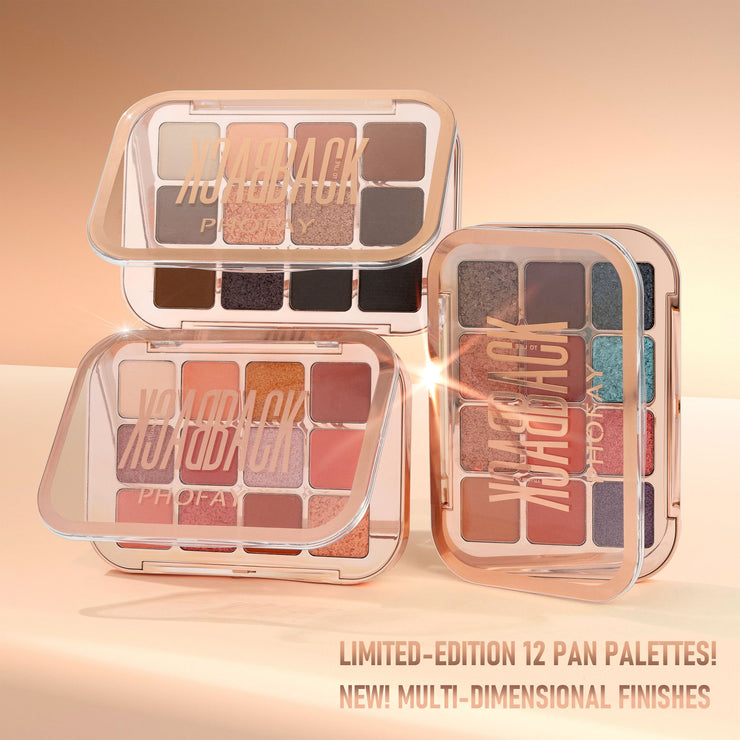 12 Color Eyeshadow Palette Matte & Metallic Shades