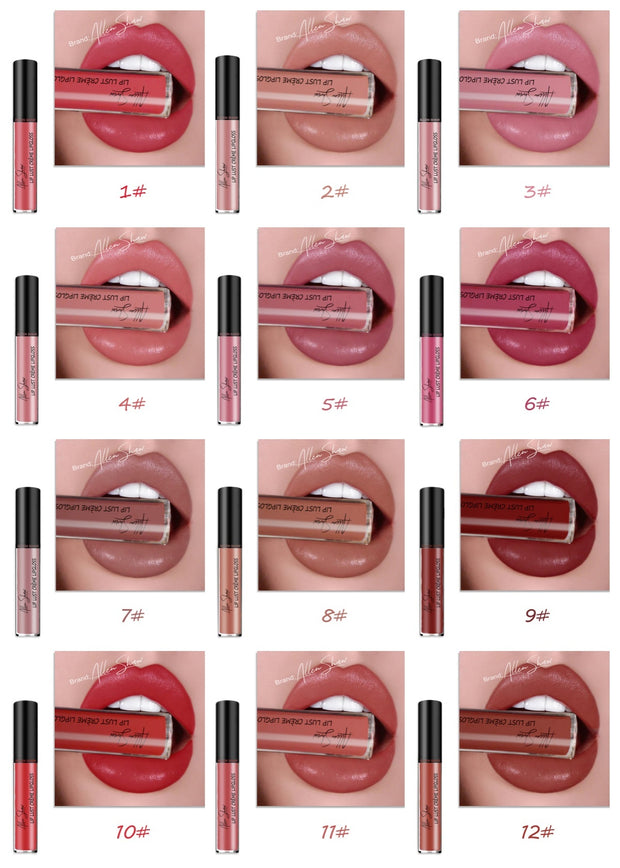 Silky Cream Texture Lip Gloss  Lipstick