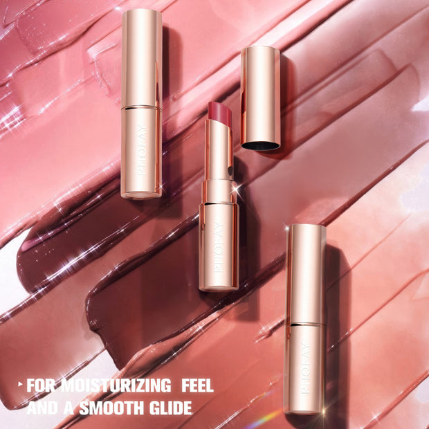 PHOFAY Moisturizing Lipstick Long-Wear Hydrating Color